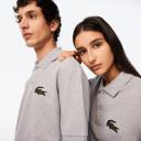 Lacoste Embroidered Crododile Polo Shirt, Size XL, Grey