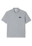 Lacoste Embroidered Crododile Polo Shirt, Size XL, Grey