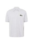 Lacoste Embroidered Crododile Polo Shirt, Size XL, Grey