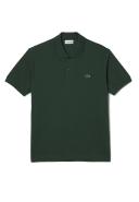 Lacoste L 12.12 Short Sleeve Polo Shirt Dark Green White - M