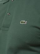 Lacoste L 12.12 Short Sleeve Polo Shirt Dark Green White - M