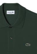 Lacoste L 12.12 Short Sleeve Polo Shirt Dark Green White - M