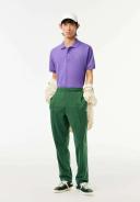 Lacoste L 12.12 Short Sleeve Polo Shirt Lilac Green - M