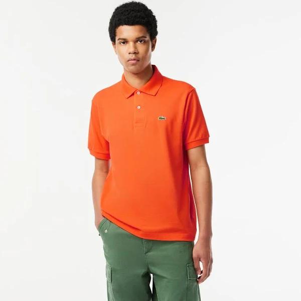 Lacoste L 12.12 Short Sleeve Polo Shirt Pure Orange - XS