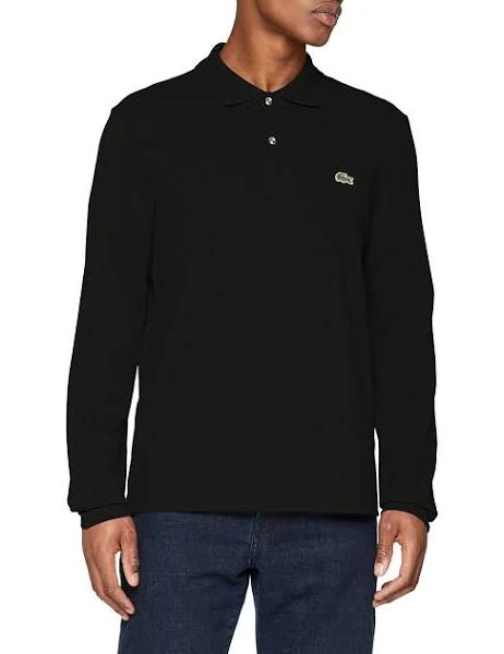 Lacoste Long Sleeve Polo Shirt Black