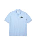 Lacoste Loose Fit Short Sleeve Polo Shirt Pale Blue - S