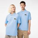 Lacoste Loose Fit Short Sleeve Polo Shirt Pale Blue - S