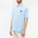 Lacoste Loose Fit Short Sleeve Polo Shirt Pale Blue - S