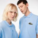 Lacoste Loose Fit Short Sleeve Polo Shirt Pale Blue - S