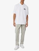 Lacoste Loose Fit Short Sleeve Polo Shirt White - XL