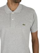 Lacoste Marl Pique Polo Grey