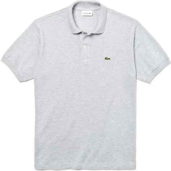 Lacoste Marl Pique Polo Grey
