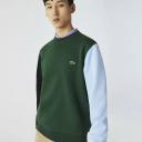 Lacoste Men's Brushed Fleece Sweatshirt Green Size XL