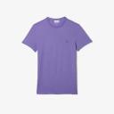 Lacoste Men's Crew Neck Pima Cotton Jersey T-Shirt Purple Size XS