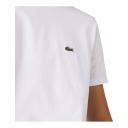 Lacoste Men's Crew Neck Pima Cotton Jersey T-Shirt (White, Size M)