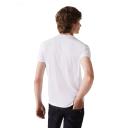 Lacoste Men's Crew Neck Pima Cotton Jersey T-Shirt (White, Size M)