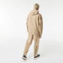 Lacoste Men's Loose Fit Crocodile Hooded Sweatshirt Beige 3XL