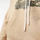Lacoste Men's Loose Fit Crocodile Hooded Sweatshirt Beige 3XL