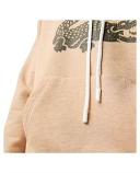 Lacoste Men's Loose Fit Crocodile Hooded Sweatshirt Beige Size S