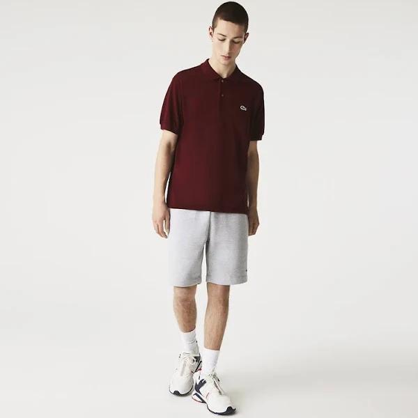 Lacoste Men's Marl Original L.12.12 Polo Shirt Red Size XL