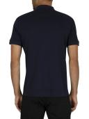 Lacoste Navy Classic Pima Polo Shirt