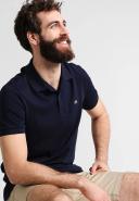 Lacoste Navy Classic Pima Polo Shirt