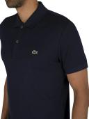 Lacoste Navy Classic Pima Polo Shirt