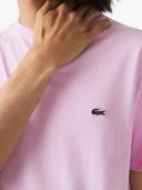 Lacoste Pima T Shirt, Size S, Pink