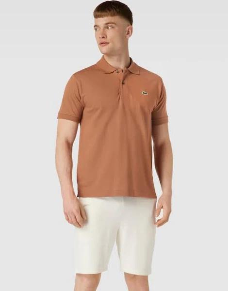 Lacoste POLO light brown men L1212