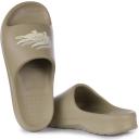 Lacoste Serve Slide 2.0 in Khaki Grey for Women | Rubber Sandals