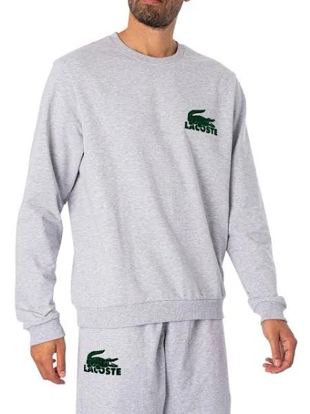 Lacoste Sh7477 Sweatshirt Grey S Man