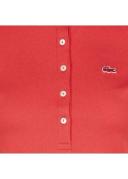 Lacoste Short Sleeve Collared Black Womens Polo Shirt PF7845 5ZP Cotton - Size 14 UK