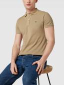 Lacoste Slim Fit Short Sleeve Polo Shirt Greenish Brown - XS