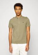 Lacoste Slim Fit Short Sleeve Polo Shirt Greenish Brown - XS