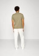 Lacoste Slim Fit Short Sleeve Polo Shirt Greenish Brown - XS
