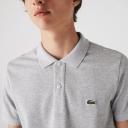 Lacoste Slim Fit Short Sleeve Polo Shirt Light Grey - XL