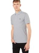 Lacoste Slim Fit Short Sleeve Polo Shirt Light Grey - XL