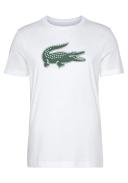 Lacoste Th2042-00 Short Sleeve T-Shirt White M Man TH2042-737-4