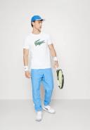 Lacoste Th2042-00 Short Sleeve T-Shirt White M Man TH2042-737-4
