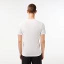 Lacoste Th2042-00 Short Sleeve T-Shirt White M Man TH2042-737-4