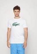 Lacoste Th2042-00 Short Sleeve T-Shirt White M Man TH2042-737-4