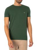 Lacoste Th6709-00 Short Sleeve T-Shirt Green 2XL Man