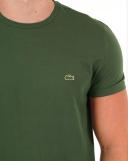 Lacoste Th6709-00 Short Sleeve T-Shirt Green 2XL Man