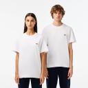 Lacoste Unisex Crew Neck Organic Cotton T-Shirt White X-Small