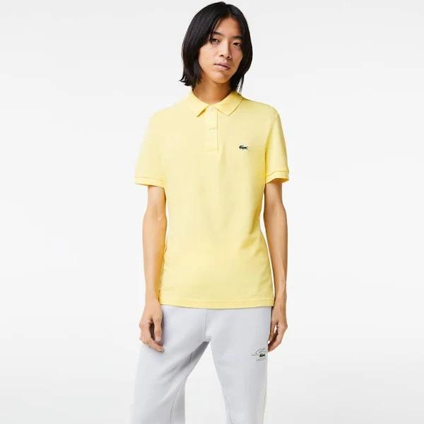 Lacoste Unisex Original L.12.12 Loose Fit Polo Shirt Yellow Size M