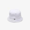 Lacoste White Patch Bucket Hat