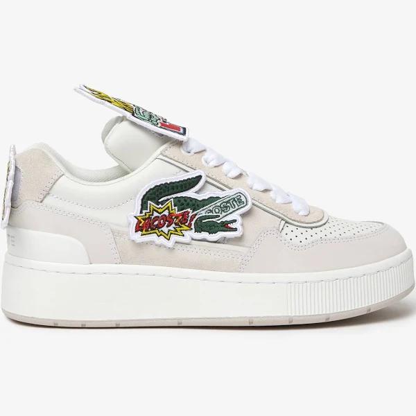 Lacoste Women's Ace Clip Sneakers White Size UK 8