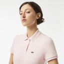Lacoste Women's Regular Fit Soft Cotton Petit Piqué Polo Shirt Pink Size XS