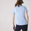 Lacoste Women's Slim Fit Stretch Cotton Piqué Polo Shirt Blue Size XS