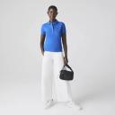 Lacoste Women's Slim Fit Stretch Cotton Piqué Polo Shirt Blue XS-S